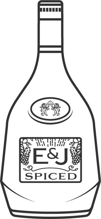 E&J Spiced Brandy Bottle Icon