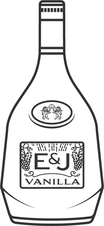 E&J Vanilla Brandy Bottle Icon